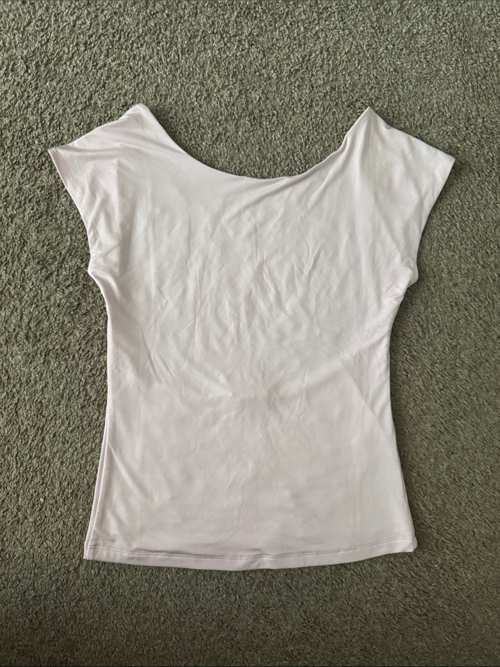 Women’s Pink Scoop Neck Cap Sleeve Top